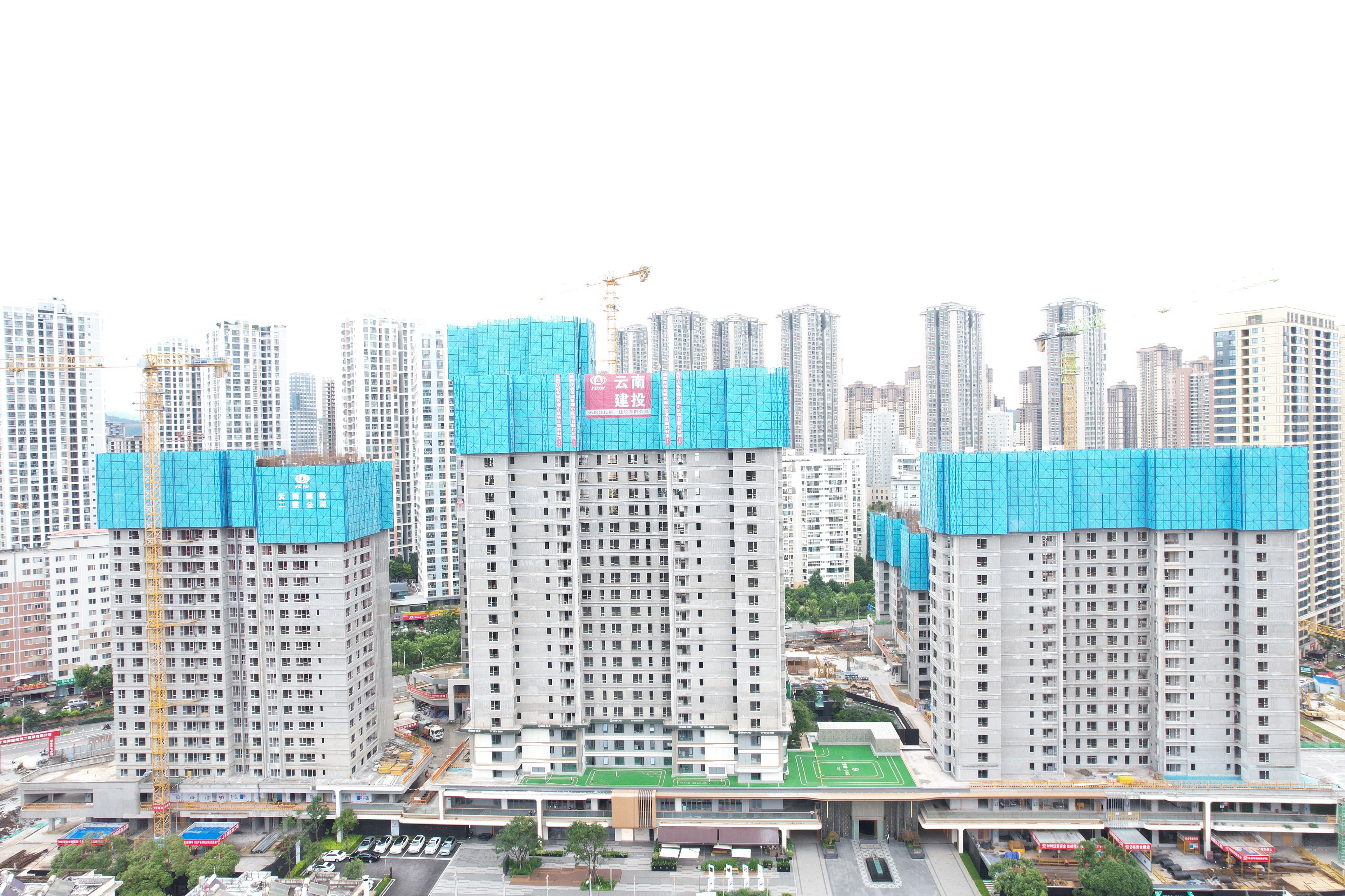 凝心聚力筑精品！金樾玖璋小區(qū)建設(shè)項(xiàng)目首棟封頂